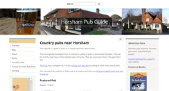 Desktop Screenshot of horshampub.co.uk